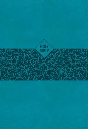 NASB, Super Giant Print Reference Bible (Font Size: 16.5-point), Leathersoft, Teal, Red Letter, 1995 Text, Comfort Print