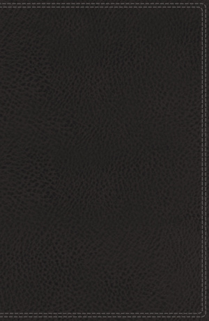 NIV Wide Margin Side Column Reference Bible, Leathersoft, Black, Comfort Print