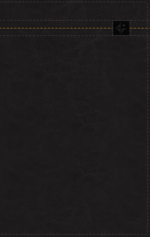 NASB, Thinline Bible, Large Print, Leathersoft, Black, Red Letter, 2020 Text, Comfort Print