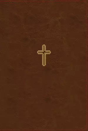 NASB, Thinline Bible, Leathersoft, Brown, Red Letter, 1995 Text, Thumb Indexed, Comfort Print