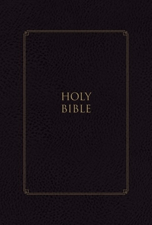 KJV, Thompson Chain-Reference Bible, Leathersoft, Black, Red Letter, Thumb Indexed, Comfort Print