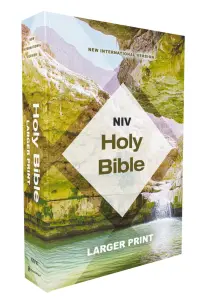 NIV, Holy Bible, Larger Print, Economy Edition, Paperback, Teal/Tan, Comfort Print