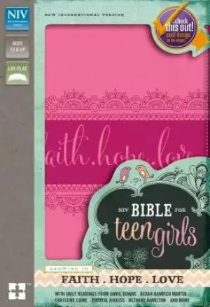 NIV, Bible for Teen Girls, Imitation Leather, Pink
