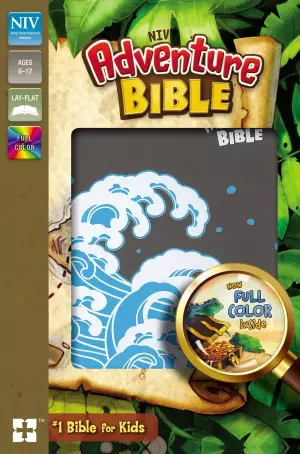 NIV Adventure Bible, Leathersoft, Gray, Full Color Interior