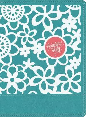 NIV Beautiful Word Coloring Bible for Girls, Leathersoft Over Board, Teal: Hundreds of Verses to Color