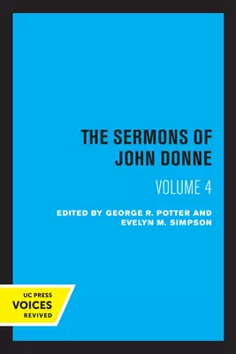 Sermons Of John Donne, Volume Iv