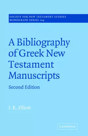 Bibliography Of Greek Nt Manuscripts