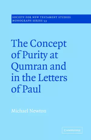 Concept Of Purity At Qumran And In The L
