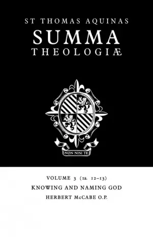 Summa Theologiae Vol 3