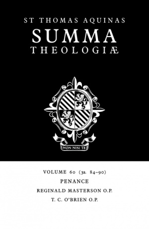 Summa Theologiae Vol 60
