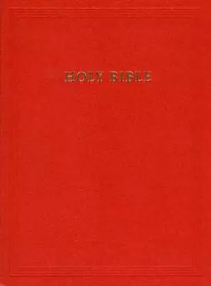 REB Lectern Bible with Apocrypha: Red, imitation leather