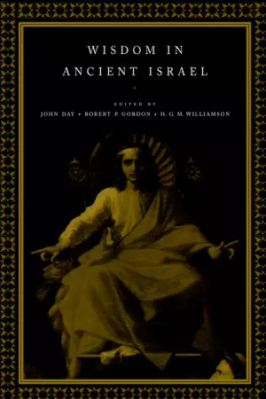 Wisdom In Ancient Israel