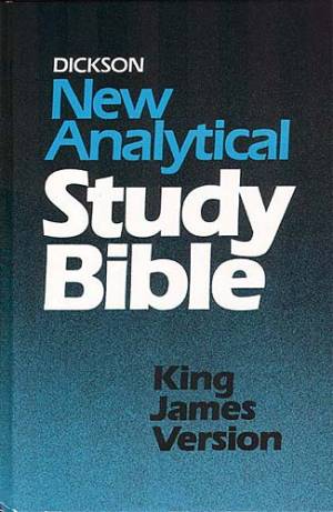 KJV Dickson's New Analytical Study Bible: Hardback