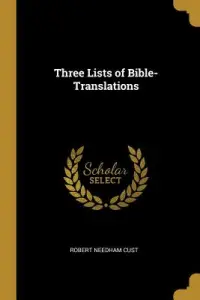 Three Lists of Bible-Translations