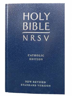 NRSV Catholic Bible, Blue, Hardback, Anglicised, Deuterocanonical Books, Devotional Features, Dei Verbum, Catholic Prayers, Lectionary Material