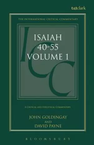 Isaiah 40-55 Vol 1: International Critical Commentary