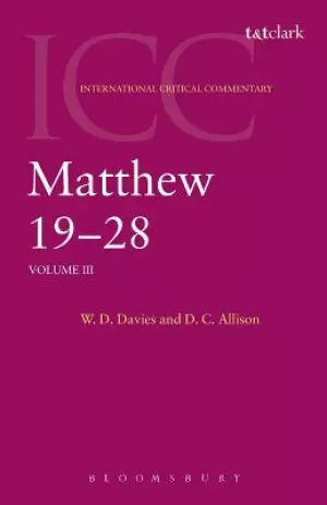 Matthew 19-28 : International Critical Commentary 