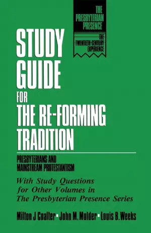 Study Guide for Re-forming Tradition