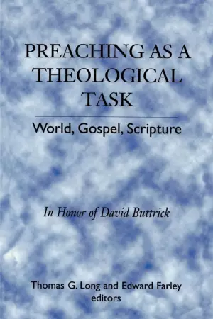 Preaching as a Theological Task