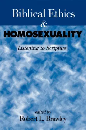 Biblical Ethics And Homosexuality