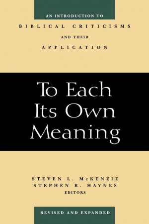 To Each Its Own Meaning, Revised And Expanded