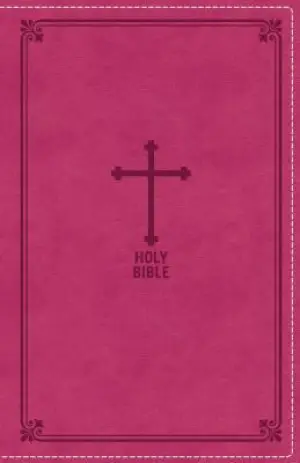 NKJV Deluxe Gift Bible, Imitation Leather, Pink, Red Letter Edition