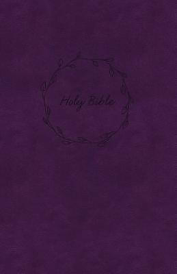 NKJV Value Thinline Bible, Large Print, Imitation Leather, Purple, Red Letter Edition