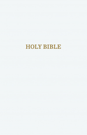 KJV, Gift and Award Bible, Imitation Leather, White, Red Letter Edition