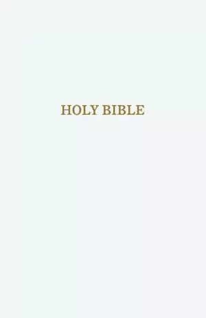 KJV, Gift and Award Bible, Imitation Leather, White, Red Letter Edition