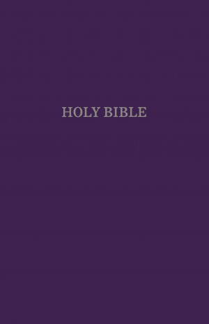 KJV, Gift and Award Bible, Imitation Leather, Purple, Red Letter Edition