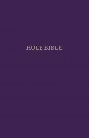 KJV, Gift and Award Bible, Imitation Leather, Purple, Red Letter Edition