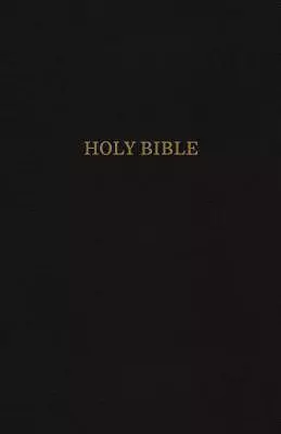 KJV, Reference Bible, Giant Print, Bonded Leather, Black, Red Letter Edition