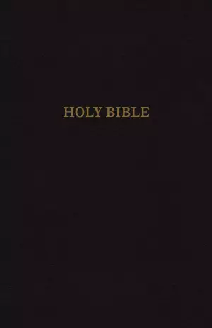 KJV, Reference Bible, Giant Print, Bonded Leather, Black, Indexed, Red Letter Edition