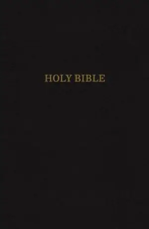 KJV, Reference Bible, Super Giant Print, Leather-Look, Black, Red Letter Edition