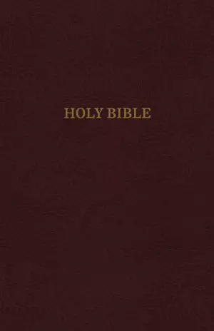 KJV, Thinline Reference Bible, Bonded Leather, Burgundy, Indexed, Red Letter Edition