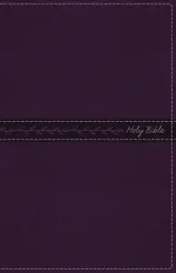 KJV, Thinline Bible, Standard Print, Leathersoft, Purple, Indexed, Red Letter Edition, Comfort Print