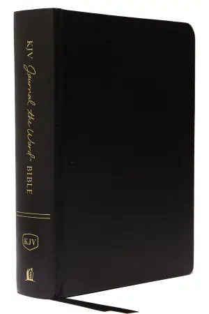 KJV Journal the Word Bible: Reflect, Journal or Create Art Next to Your Favorite Verses (Black Hardcover, Red Letter, Comfort Print: King James Version Holy Bible)