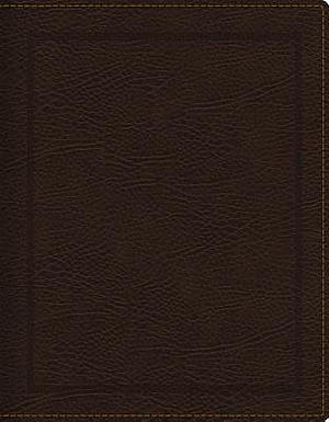NKJV, Journal the Word Bible, Bonded Leather, Brown, Red Letter, Comfort Print