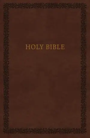 NKJV, Holy Bible, Soft Touch Edition, Leathersoft, Brown, Comfort Print