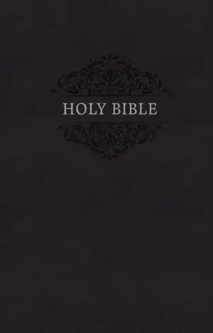 NKJV, Holy Bible, Soft Touch Edition, Leathersoft, Black, Comfort Print, Dictionary, Concordance, Reading Plan, Gilt Edges