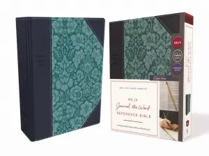 NKJV, Journal the Word Reference Bible: Let Scripture Explain Scripture. Reflect on What You Learn (Leathersoft, Blue, Red Letter, Comfort Print)