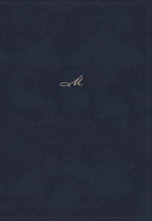 NKJV, MacArthur Study Bible, 2nd Edition, Leathersoft, Blue, Thumb Indexed, Comfort Print