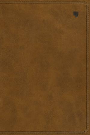NET Bible, Thinline, Leathersoft, Brown, Comfort Print