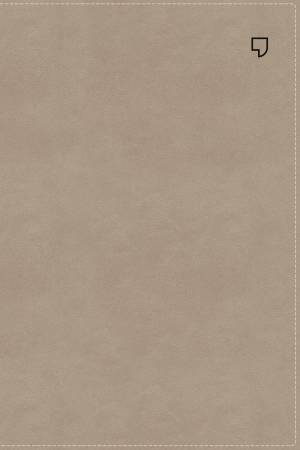 NET Bible, Thinline, Leathersoft, Stone, Comfort Print