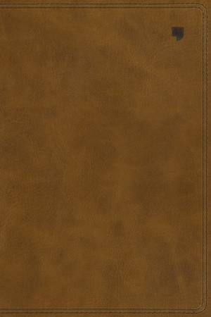 NET Bible, Thinline Large Print, Leathersoft, Brown, Comfort Print