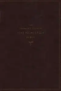 The NKJV, Charles F. Stanley Life Principles Bible, 2nd Edition, Leathersoft, Burgundy, Comfort Print