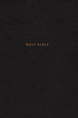 NKJV, Reference Bible, Classic Verse-by-Verse, Center-Column, Leathersoft, Black, Red Letter, Comfort Print