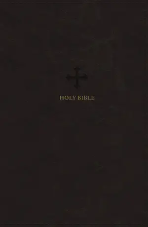 NRSV Large Print Standard Catholic Bible, Black Leathersoft (Comfort Print, Holy Bible, Complete Catholic Bible, NRSV CE)