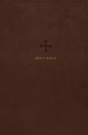 NRSV Large Print Standard Catholic Bible, Brown Leathersoft (Comfort Print, Holy Bible, Complete Catholic Bible, NRSV CE)