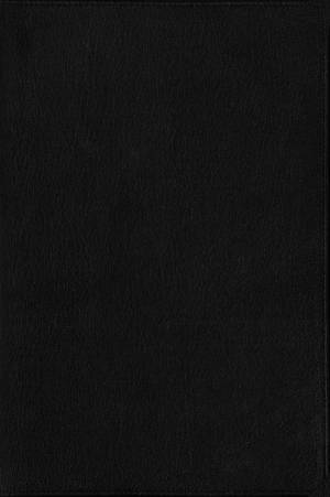 NKJV, Reference Bible, Classic Verse-by-Verse, Center-Column, Premium Goatskin Leather, Black, Premier Collection, Red Letter, Comfort Print